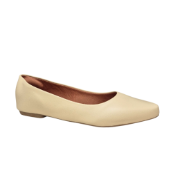 Chatita Menina Flor Napa Beige